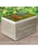 Mr. & Mrs. Panda Geschenkbox Otter Blumenstrauß Design mit Spruch in Weiß