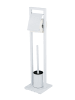 Wenko Stand WC-Garnitur Mod. Mengara Weiß, Stand WC-Garnitur Mengara Weiß in Weiß