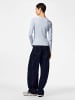 Pieces Oberteil mit langen Ärmeln in Cashmere Blue 1