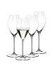 RIEDEL Glas 4er Set Champagnergläser Performance 375 ml in transparent