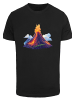 F4NT4STIC T-Shirt Vulkanausbruch in schwarz