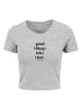 Merchcode Merchcode Cropped T-Shirts in grey