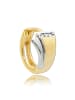 BALIA Gold 333 Damen Creolen Zweifarbig Ohrringschmuck ca. 1,2cm