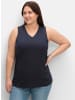 sheego Tanktop in tiefblau