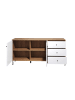 ebuy24 Sideboard Touch Eiche Dekor 183 x 40 cm