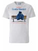 Logoshirt T-Shirt Sesamstraße – Krümelmonster in grau-meliert