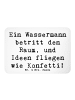 Mr. & Mrs. Panda Magnet Spruch Wassermann Ideenflug mit Spruch in Weiß