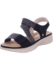 rieker Keilsandalette in schwarz