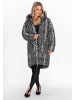 faina Women Coat in black multicolor