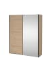 ebuy24 Schiebetürenschrank Bergamo (2-türig) Eiche 179 x 67 cm