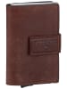 Strellson Geldbörse Brick Lane C Four E-Cage sv8 in Dark Brown