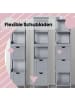 VASAGLE Badezimmerschrank Sofie in Taubengrau - (B)30 x (H)141.5 x (T)30 cm