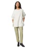 Marc O'Polo Oversize Sweatshirt mit Seitennaht-Schlitzen in creamy white