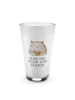 Mr. & Mrs. Panda Latte Macchiato Glas Bär Gefühl mit Spruch in Transparent