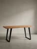 KADIMA DESIGN Schreibtisch Massiv Baumkante, Handarbeit, Executive Pro