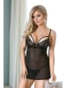 Softline Negligee in schwarz