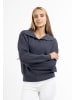 RISA Damen Strick Pullover in Graublau
