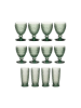Villeroy & Boch 12er Set Wein- & Longdrinkgläser Boston Coloured in – in grün