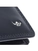 Golden Head Polo Geldbörse RFID Leder 10 cm in marineblau