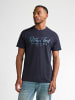 Petrol Industries T-Shirt aus Baumwolle mit Print anderson in Blau