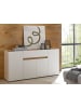 Furn.Design Sideboard weiß, Eiche Wotan 170 x 87 cm, Kommode 4-türig