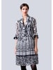 Alba Moda Kleid allover im neu designten Mustermix in offwhite