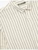 KOTON SHIRTS LS in Beige Gestreift