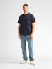 Petrol Industries T-Shirt aus Baumwolle mit Brusttasche vaughn in Blau