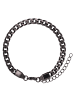 Steel_Art Gliederarmband Damen Vonne schwarz farben in Schwarz