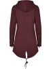 Urban Classics Zip-Kapuzenpullover in redwine