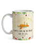 Mr. & Mrs. Panda Kaffeebecher Fuchs Sterne mit Spruch in Naturpapier