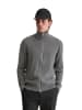 Marc O'Polo Zipper-Strickjacke regular in graphite grey melange