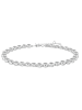 Adeliás Damen Armband aus 925 Silber mit Zirkonia 18+3 cm in silber