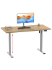 VCM  Schreibtisch verstellbar Lona 110x50 si in Honig-Eiche