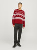 Jack & Jones Strickpullover in Scarlet Sage
