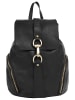 Forty degrees Rucksack echt Leder in schwarz