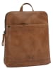 Sansibar Rucksack echt Leder in cognac