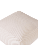 Beliani Pouf MUKKI in Beige - (W) 50 x (H) 30 x (L) 50 cm