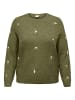 Strickpullover in Burnt Olive 1