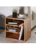 KADIMA DESIGN Beistelltisch 43x43x30 cm Massivholz Design Nachttisch,