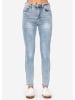 SASSYCLASSY Push Up Jeans in Hellblau
