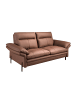 Angel Cerdá Sofa 6242 in Braun / Dunkler Stahl