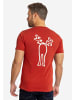 elkline T-Shirt Rudolf in burnt red - whiteswan