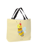 Mr. & Mrs. Panda Tasche Biene Blume ohne Spruch in Gelb Pastell