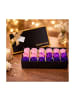 Wisam® Ewige Duftrosen Box Lila 18 Rosen Geschenk Deko