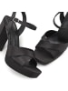 LASCANA Riemchensandalette in schwarz