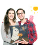 Mr. & Mrs. Panda Kissen Gespenst Kaffee Design ohne Spruch in Weiß