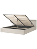 Beliani Doppelbett ARMELLE in Beige - (W) 188 x (H) 83 x (L) 216 cm