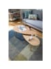 home24 home24 Couchtisch-Set (2er Set) - Eiche - MDF furniert & Massivholz Eiche - 100.0 x 40.0 x 50.0 cm in Eiche