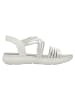 Jana Coshy Sorgenfrei – Die Hallux-freundliche Sandale in WHITE/SILVER